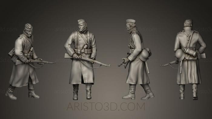Military figurines (STKW_0069) 3D model for CNC machine
